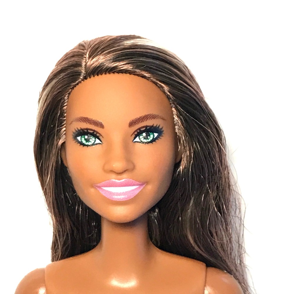 Nude Barbie Jeep Set AA Alec Face Highlights Hair Green Eyes HXH38 Doll For OOAK